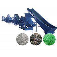 PET 塑料瓶片破碎清洗干燥生產(chǎn)線